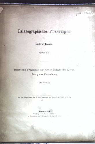 Bamberger fragemente der - fragemente,