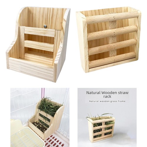 Holz heu futterspender - holz,