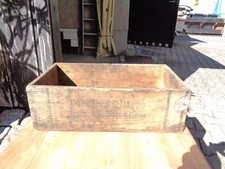 Holzkasten, alte Kiste mit Werbung „Peiffer & Dillers“, um 1910