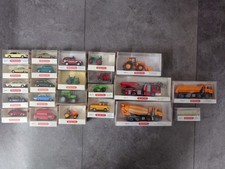 WIKING H0 Modellautos Cabriolet, Taxi, Traktoren, Frontlader, Baustoffe in OVP