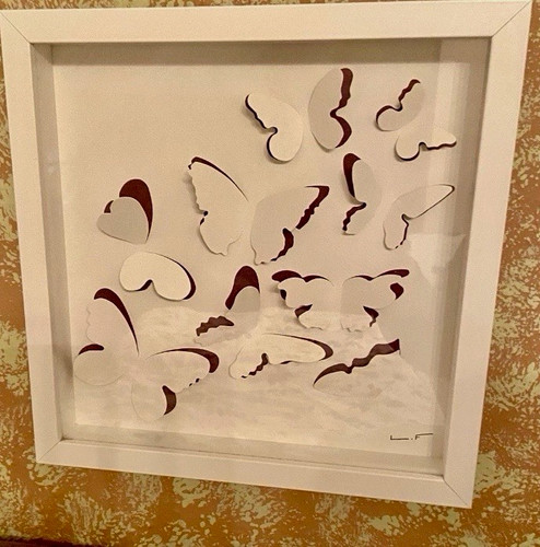 Wandbild schmetterlinge - 3d,