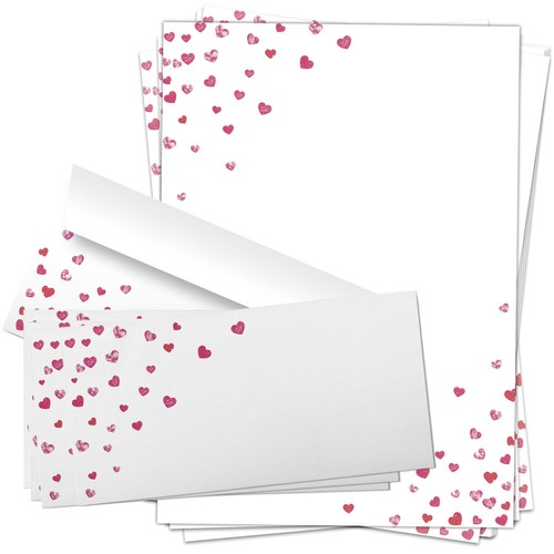 Neu briefpapier set mit - briefpapier,