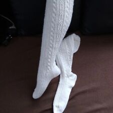 trachtenstrümpfe damen handgestrickt superweiss neu