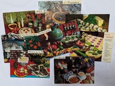 8 französische Rezept-Postkarten