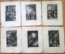 Konvolut biblischer Kupferstiche - 13 Stck.  -  Schuler  -  sign. Schuler fecit