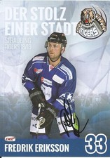 Frederik Eriksson / Straubing Tigers / Saison 2018-2019 / Autogrammkarte