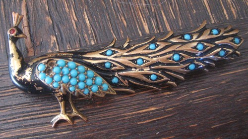Ausgefallene brosche pfau - ausgefallene,