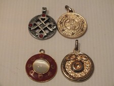 4 Anhänger -Katzenaugenstein