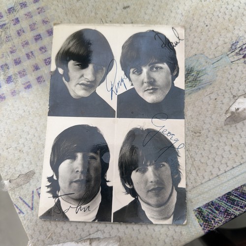 Autogramm beatles druck signed - beatles,