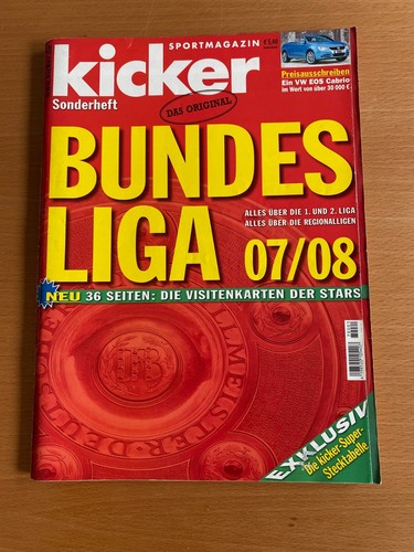 Kicker sonderheft bundesliga - sonderheft,