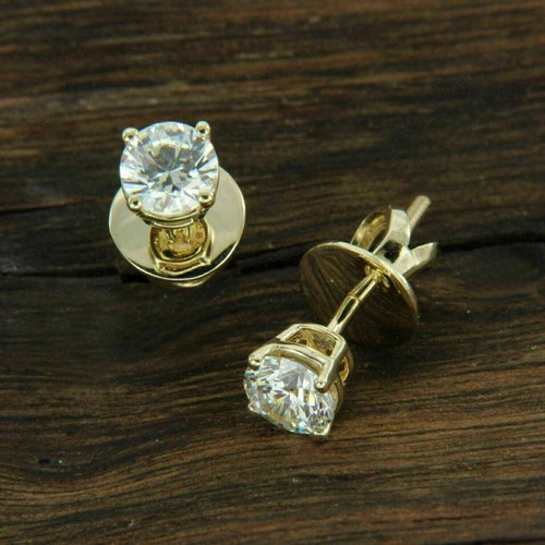 Karat solitär ohrstecker im - 1, solitär-ohrstecker