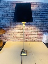 Alte Tischleuchte Tischlampe  Messing, Schwarz Vintage ca 61cm. hoch Gebraucht