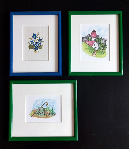 3er set vintage kleinbilder - vintage,