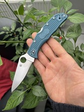 Spyderco, Endela, K390, Blau