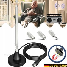DVB-FM FULL HD TV mit F Stecker DAB Antenne DAB Zimmerantenne Digital DAB+ BOX