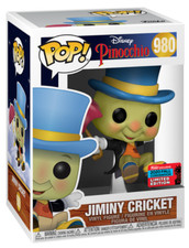 Jiminy Cricket Exclusive Pinocchio POP! Disney #980 Vinyl Figur Funko