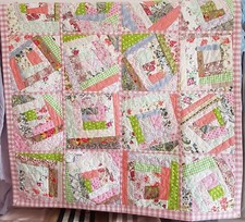Patchworkdecke Handarbeit Baby