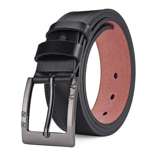 Men genuine leather belt - genuine,