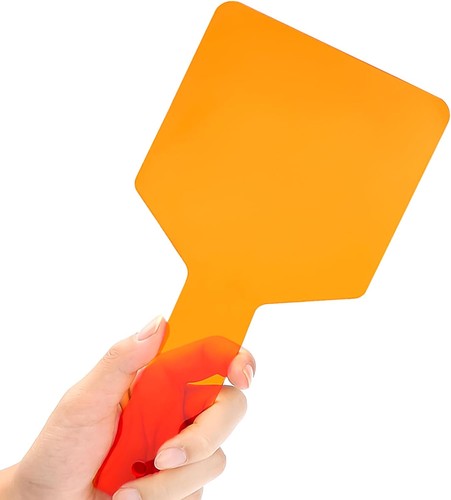 Orange hand augenschutz - orange,