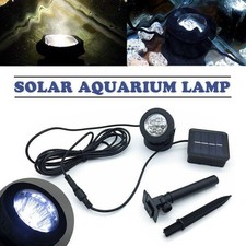 Solar LED Unterwasser Strahler Aquarium Beleuchtung Teichlampe Garten Lampe