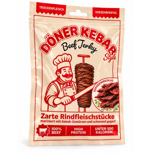 Döner kebab style beef jerky - kebab,