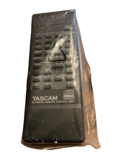 Tascam rw750 remote for - for, cd