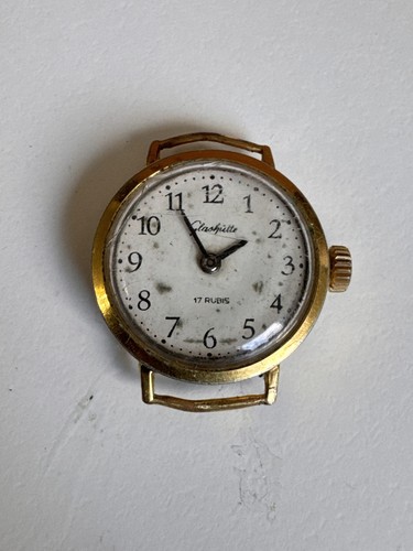 Glashütte vintage goldfarbene - glashütte,