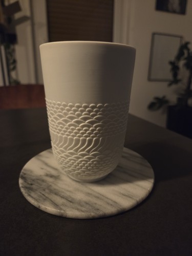 Biskuitporzellan vase von - biskuitporzellan, ak