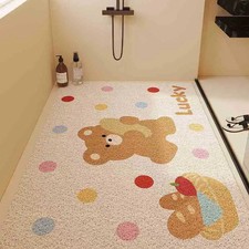 Badezimmermatte Duschmatte rutschfest Netzstruktur Kinder Bunte Farben