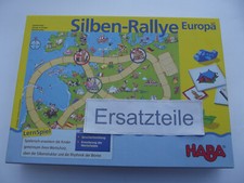 Ersatzteile für * Silben-Rallye Europa * Haba, Art. Nr. 4589