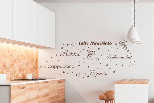 Wandtattoo kaffee - wandtattoo,