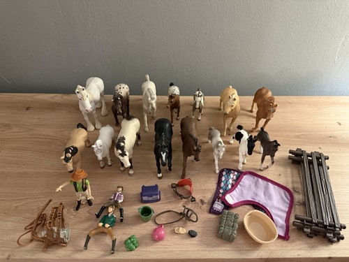 Schleich pferde set - set, mit