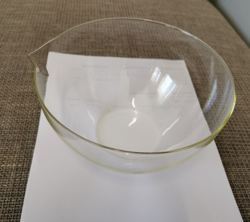 Abdampfschale runder boden mit - abdampfschale,