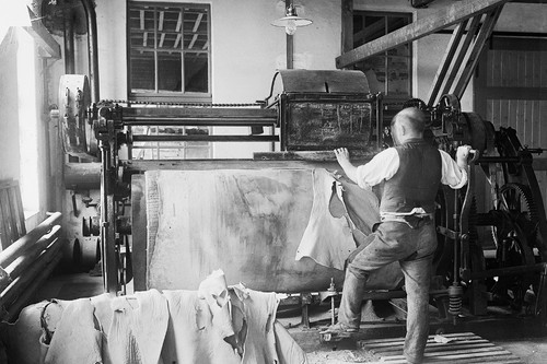 Trommelauswurfmaschine