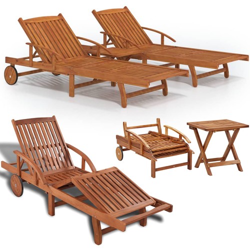 Sonnenliege gartenliege holz - sonnenliege,
