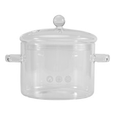 Glas kochtopf mit deckel - glas,