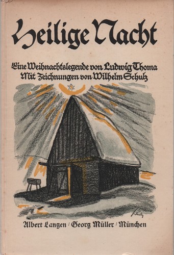 Heilige nacht schönes altes - "heilige,