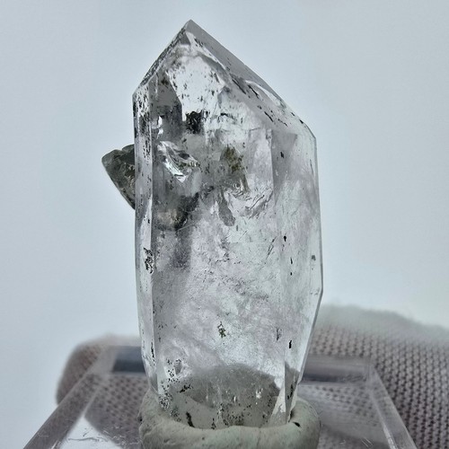 Klarer bergkristall quarz mit - klarer,
