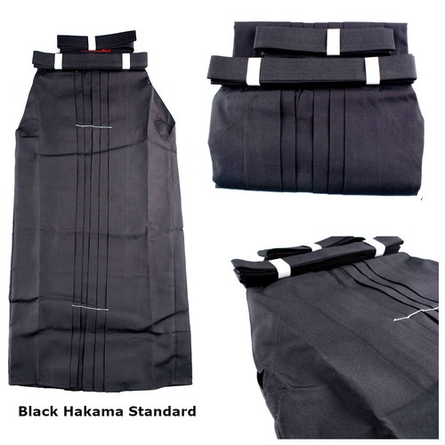 Hakama schwarz iaido aikido - hakama,