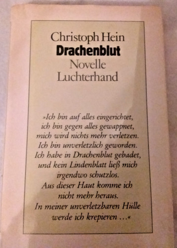 Christoph hein drachenblut - christoph, hein: