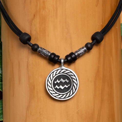 Necklace zodiac aquarius - zodiac, men's