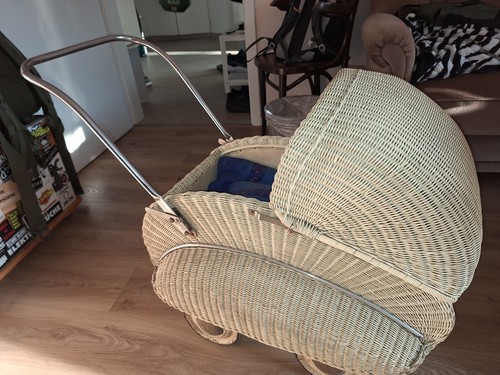 Vintage puppenwagen rieser - puppenwagen,