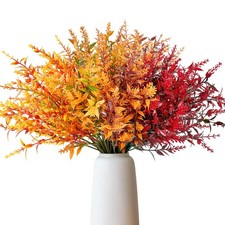 8 Bündel Künstliche Herbstblumen Künstlich Herbststrauß Kunstblumen Herbst Deko