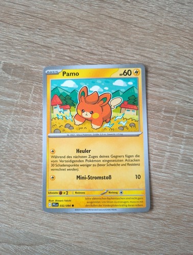 Pokémon karte pamo 032 - karte, pamo,