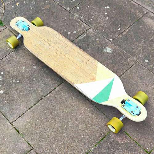 Longboard holzdeck mehrfarbig - longboard,