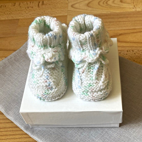Handmade baby booties - handmade,