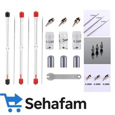 Edelstahl Airbrush Düsenset 0,2/0,3/0,5mm - Hochwertige Ersatzteile von Homeet