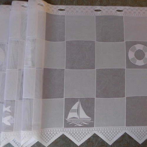 Scheibengardinenstoff m - 4,80,