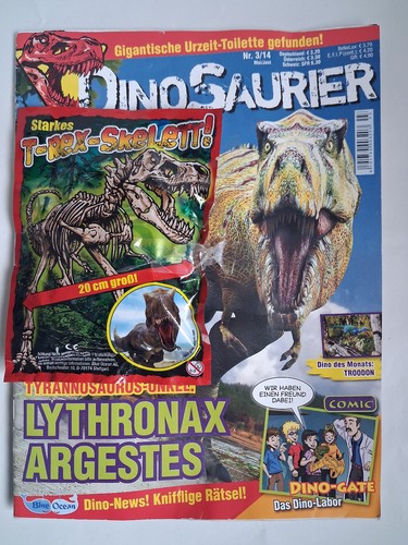Dinosaurier heft magazin 2014 - dinosaurier,