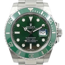 ROLEX Submariner Date/Green Sub 116610LV grün gebrauchte Herrenuhr #103614
